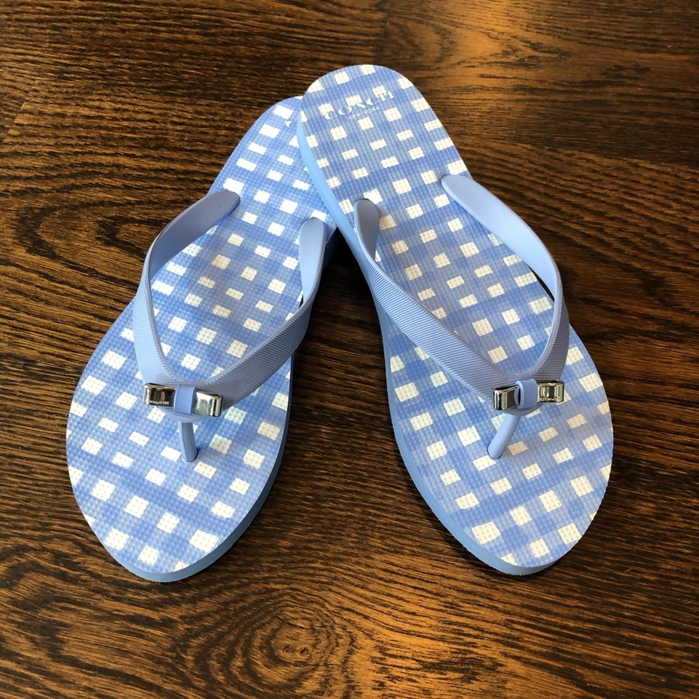 NWOT Coach Flip Flops